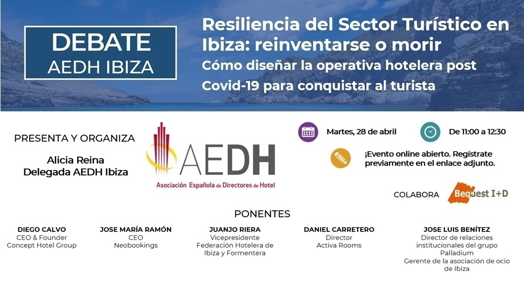 28 de abril debate: Resiliencia del sector turístico en Ibiza.