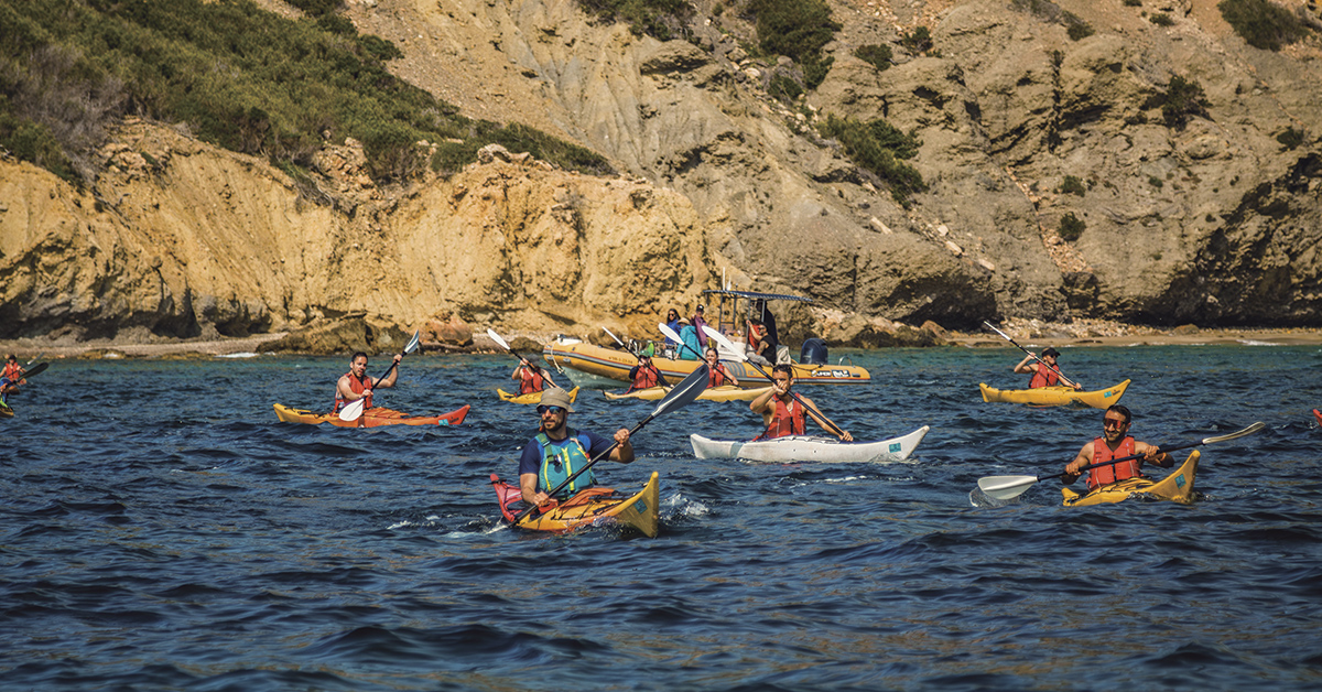 kayak en enjoy ibiza day