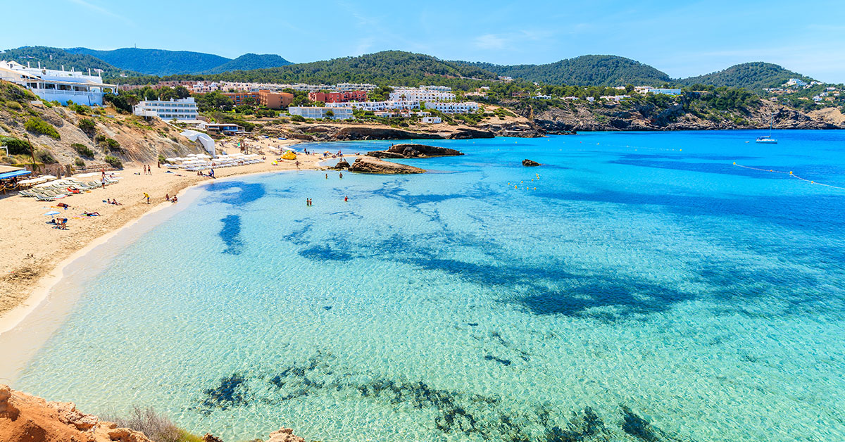playa cala tarida ibiza