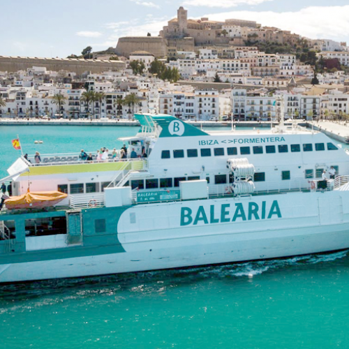 Baleària opera cuatro conexiones diarias desde la Península a Baleares solo para mercancías a partir de hoy 