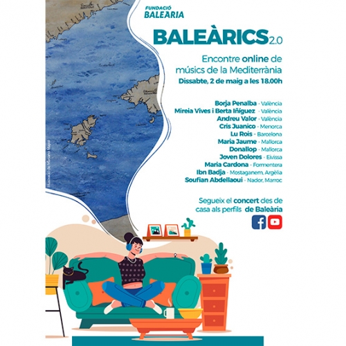  La Fundació Baleària organiza un festival de música ‘online’ el próximo sábado 2 de mayo