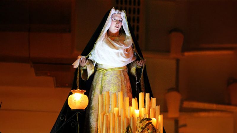 Procession of the Virgin Mary in Ibiza