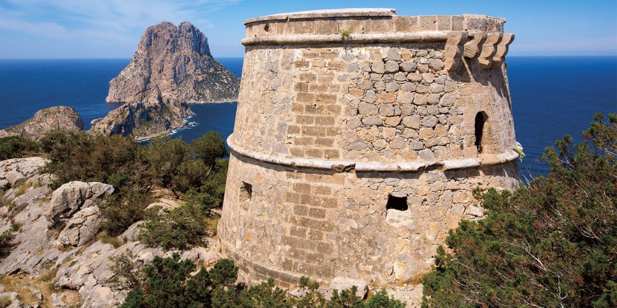 The 7 imposing defense towers of Ibiza