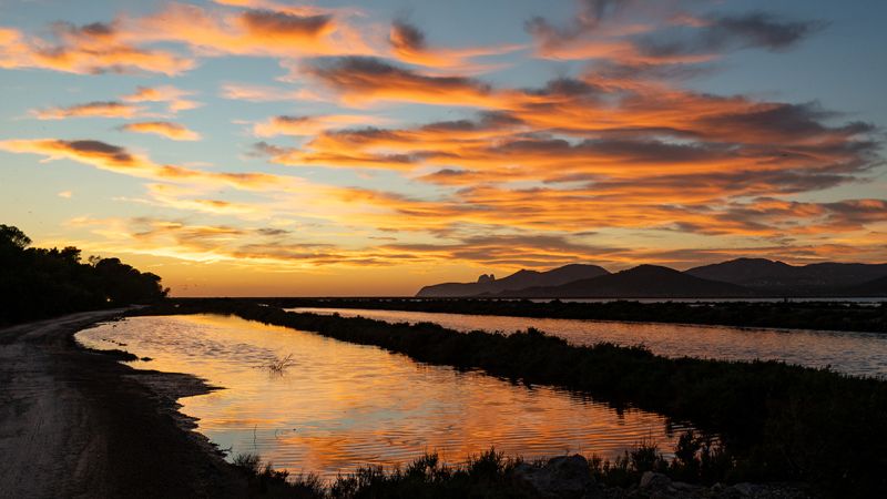 Sunset in Las Salinas