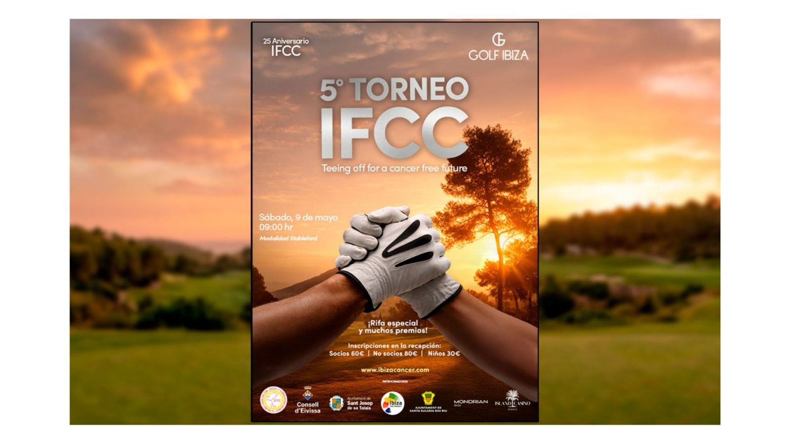 La Asociación Ibiza y Formentera Contra el Cáncer celebrará en el mes mayo la quinta edición de su Torneo Golf Contra el Cáncer